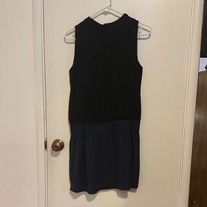 Banana Republic Black and Navy Mini Dress